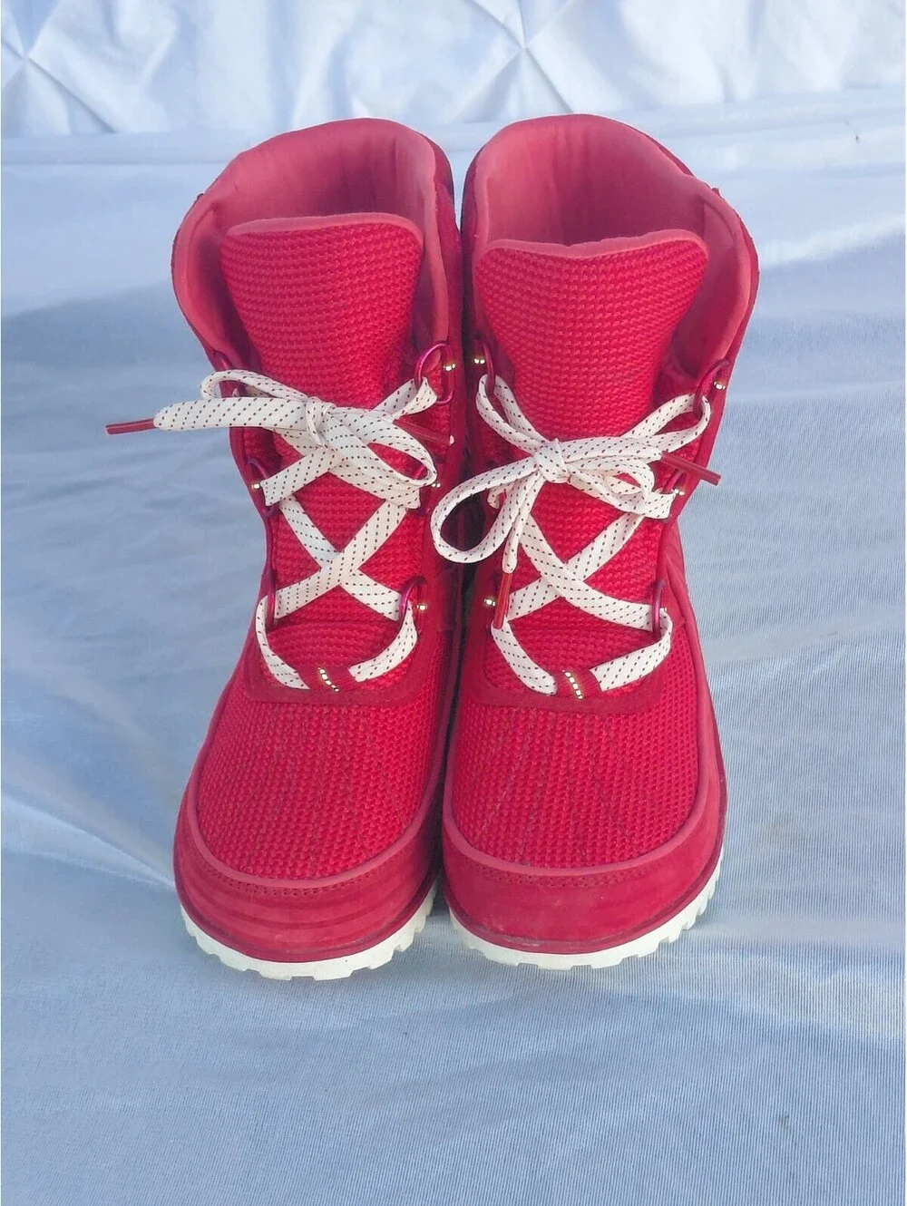 NEW Sorel Tivoli Go Hi-Top Sneaker Red Women Size 6.5